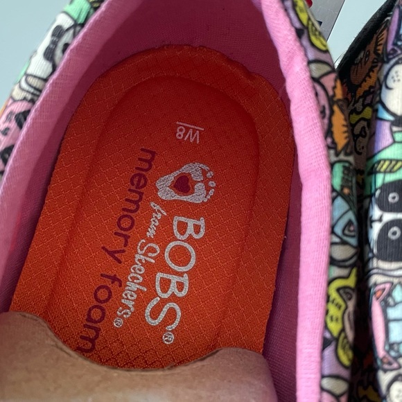 Skechers BOBS “Marley Jr Cat Pack” Slip-On Shoe - Black Multi - Picture 11 of 14